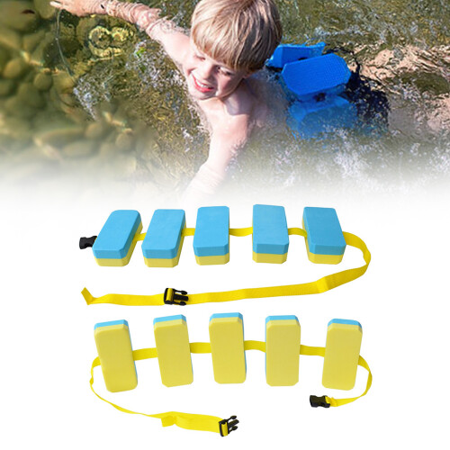 Ausbildung schwimmen Float Taille Gürtel Kinder-Blau und Gelb 2