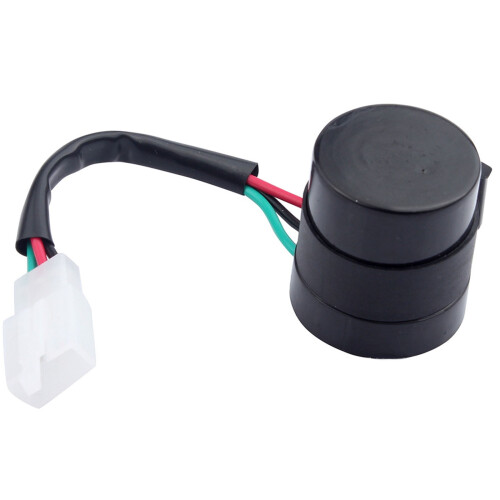 Motorcycle LED Turn Signal Light 3-Pin 12V Black