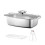 Stainless Steel Square Fish Steamer Pot with Rack 1