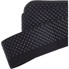 Silicone Elastic Gripper Band 6.5 Yards 2 Inch Wide Black