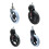 Wheelchair Front Wheel with Front Fork Drive,Replacement-A 3