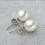 South Sea Shell Pearl Earrings 925 Silver 12mm 1