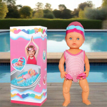 Swimming Pool Doll Set with Realistic Detachable Outfit