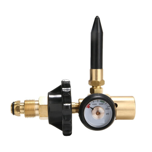 Air Flow Regulator for Helium Balloon Inflator with Valve