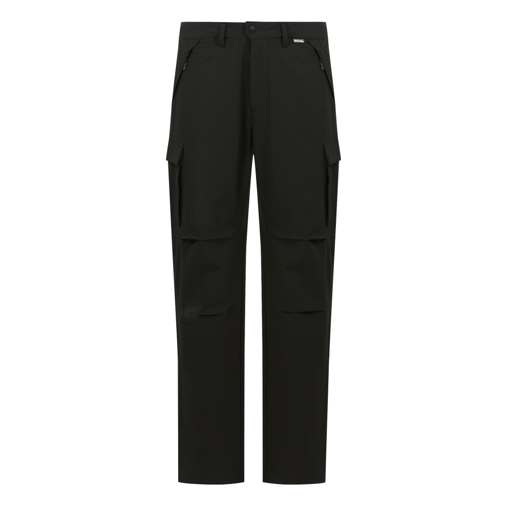 Regatta (40R, Black) Mens Questra Cargo Trousers