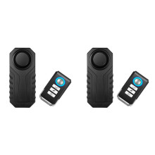 2X USB-Oplaadfiets-Trillingsalarm Waterdichte Motorfiets Elektrische Fietsalarm Afstandsbediening Anti-Verloren Beveiligingssensor