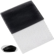 Black Nylon Net Mesh Fabric 3 Yard 10 Inch Wide 0.2mm Thick