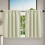 Blackout Short Curtain Polyester 60x40 inch Beige 1