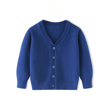 Unisex Baby Cardigan V-Neck Long Sleeve Thermal Knit