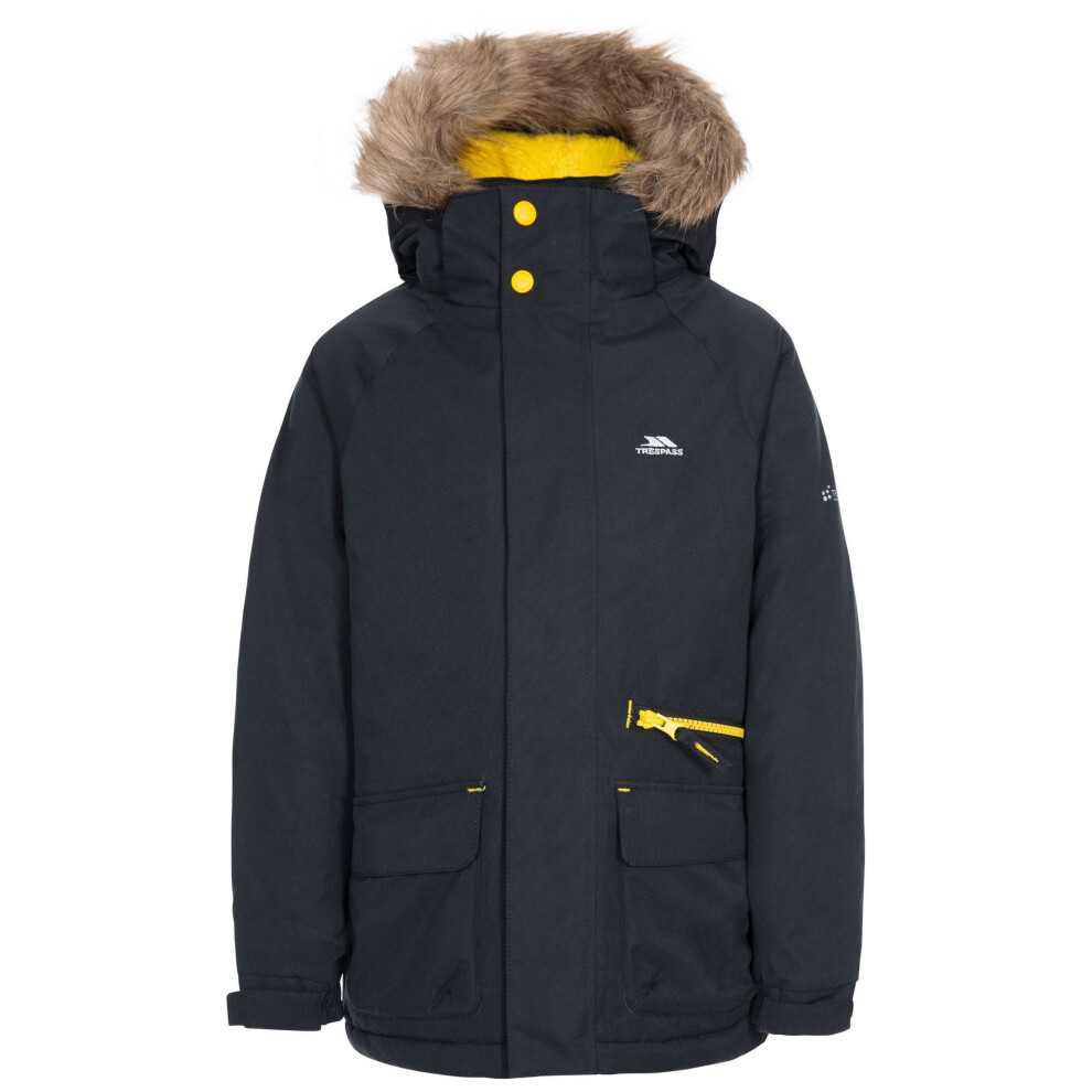Trespass (7-8 Years, Black) Childrens/Kids Upbeat Parka