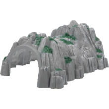 Plastic Model Railway Tunnel Grey Scenery 1pc