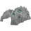 Plastic Model Railway Tunnel Grey Scenery 1pc 1