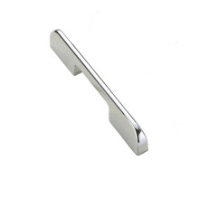 Nickel Cabinet Pull Handle Zinc Alloy 160mm Silver
