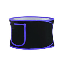 Polyester Fitness Waist Sauna Belt with Pocket