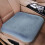 Driver Seat Cushion Winter Plush Warm Thickened 17.7x17.7 1