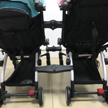 Pushchair Connectors Black Durable 3 pcs 14.2 x 2.8 in