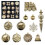 Christmas Decorations Gold Electroplated Plastic Balls 60 1