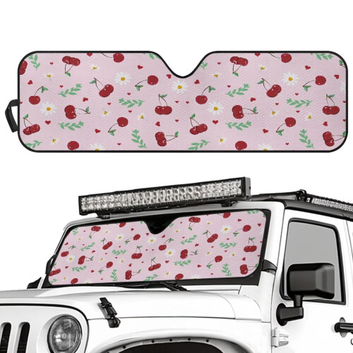 Windshield Sunshade for Jeep Wrangler and Gladiator