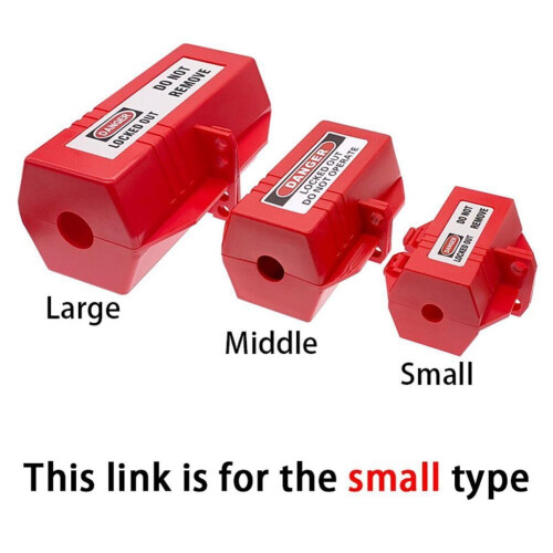 Electrical Plug Lock Box ABS Plastic 1 Piece