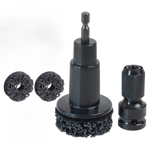 Rust Removal Tool for Brake Hubs with Plastic Material