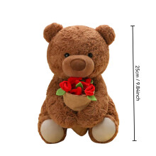 Teddy Bear Plush Red Rose 9 inch Valentine's Gift