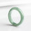 Natural Jadeite Jade Ring Green Beads Size 6-11 1