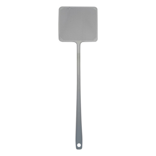 Plastic Fly Swatter with 17.5 Inch Handle and Thick Mesh