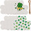 Wooden 4-Leaf Clover Cutouts Unfinished 10 pcs 1
