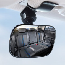 Curved Baby Car Mirror Clip-On Adjustable for Rear-Facing