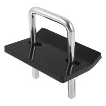 Trailer Hitch Tightener Clamp Black Metal 1 Pack