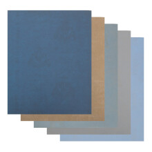 LEORX Sandpaper Set for Woodworking Metal Plastic 5 Pieces
