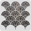 Plastic Art Deco Stencil Geometric Floral Pattern 30x30cm 1