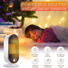 Ceramic Space Heater 1500W with Overheat and Tip-Over