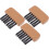 Umpire Plate Brush Wood Handle 3 Pcs Light Brown 1