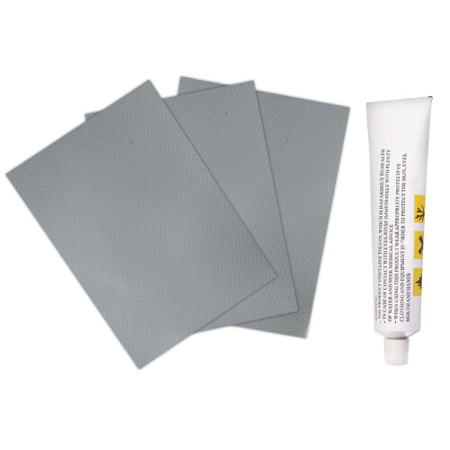 PVC Paddle Board Repair Patch Kit Grey 4 Pieces