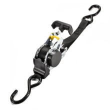 Motorcycle Tie Down Strap Set Polyester Ratchet Hook 4 Pack