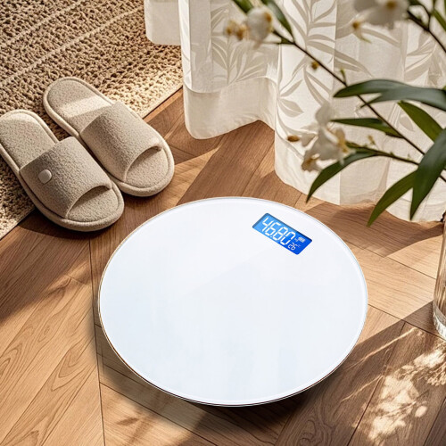 Smart Scale with Temperature Measurement White 400 lbs