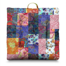 Dutch Velvet Square Yoga Pillow 22 inches