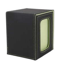 PU Leather Card Deck Box Double Layer Lemon Green 120 Cards