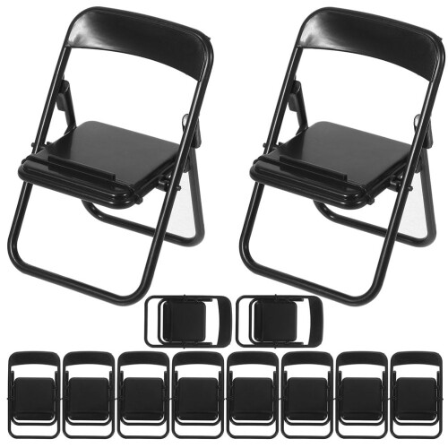Folding Chair Phone Stand Desktop Holder 18 Pcs