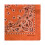 Funktioneller quadratischer Schal, elegantes modisches-Orange 1