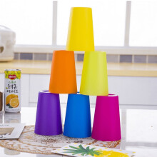 Triani Plastic Tumblers Reusable 9 oz 12-Pack