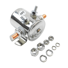 24VDC SPST Solenoid Relay 150A 4-Terminal Nickel-Plated