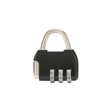 TOP-MAX Mini Digital Combination Padlock Zinc Alloy Black