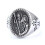 St. Christopher Cross Ring Stainless Steel Men's Size 7-13 1