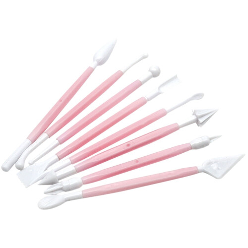 Fondant Modeling Tool Set Double Ended 8 Pcs