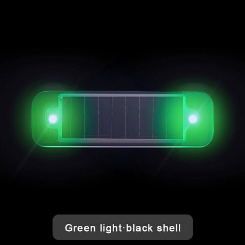 Mini LED Solar Car Warning Light Wireless Dummy Alarm Lamp