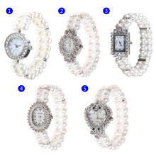 Women's Simulated Pearl Bracelet Elastic Wristband Jewelry