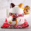 7 Polegadas Cerâmica Acenando Gato Maneki Neko Ornamento Feng Shui DecoraçãO BalançO Gato da Sorte, B 3