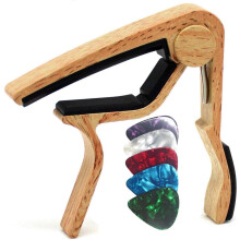 Guitar Capo Rosewood for Acoustic Electric Guitars with 5